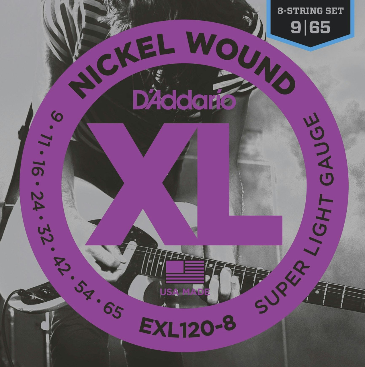 D'addario XL 09-65 Super Light 8 String Set D'addario XL 09-65 Super Light 8 String Set