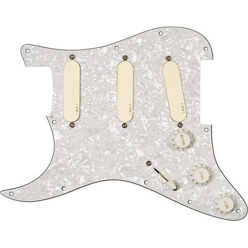 EMG Pickups DG20 David Gilmour Pickups & Pickguard in Ivory, Left Handed EMG Pickups DG20 David Gilmour Pickups & Pickguard in Ivory, Left Handed