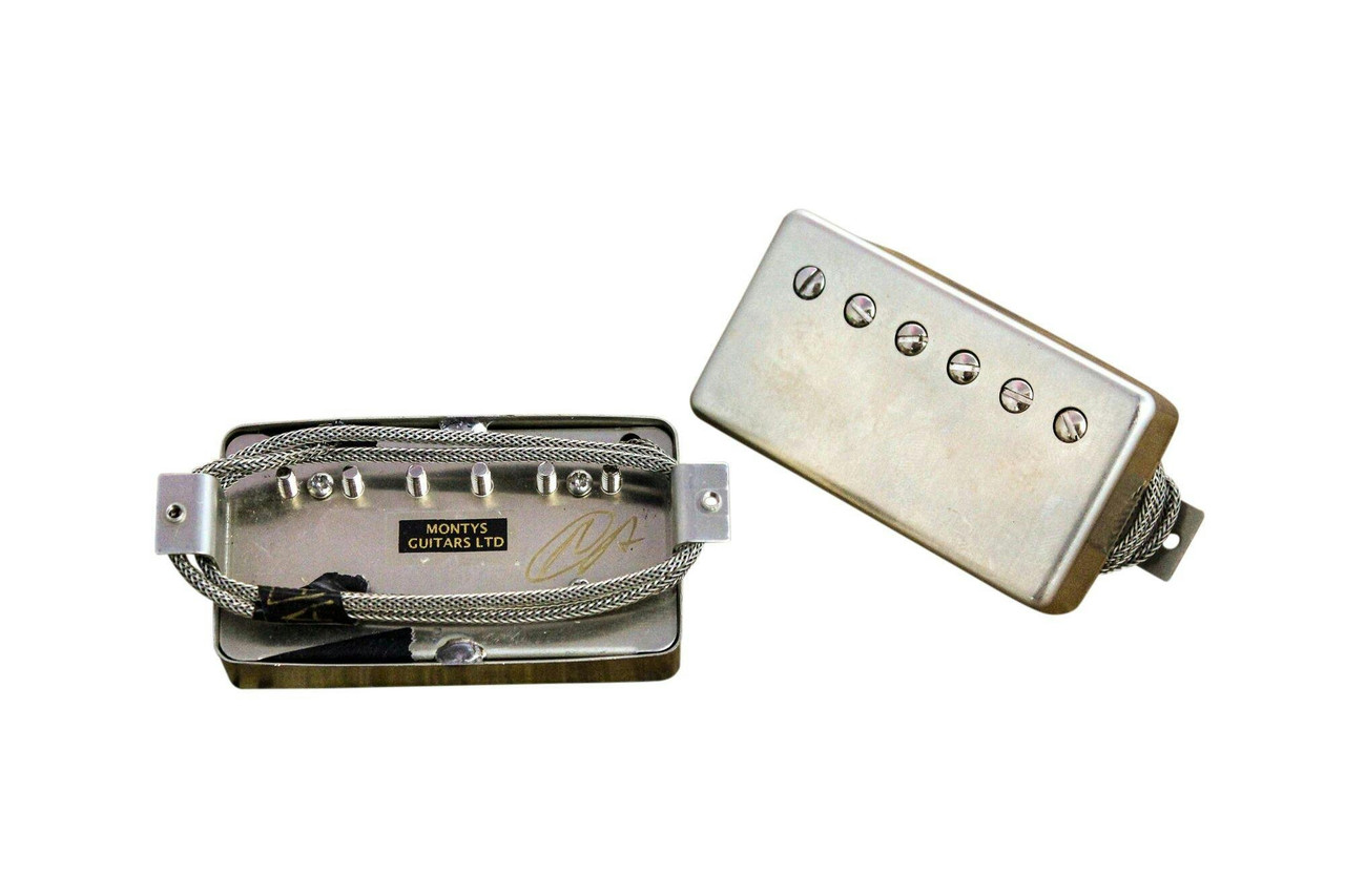 Monty's Guitars PAF Raw Nickel Pickup Set Monty's Guitars PAF Raw Nickel Pickup Set