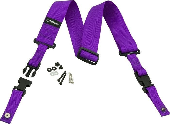 Dimarzio ClipLock 2" Nylon Strap in Purple Dimarzio ClipLock 2" Nylon Strap in Purple