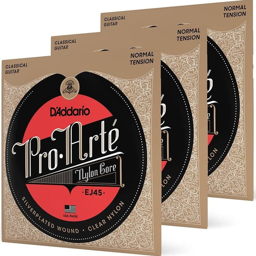 Daddario Pro-Arte Normal Tension, Pro-Art Nylon Classical Guitar Strings 3-Pack Daddario Pro-Arte Normal Tension, Pro-Art Nylon Classical Guitar Strings 3-Pack