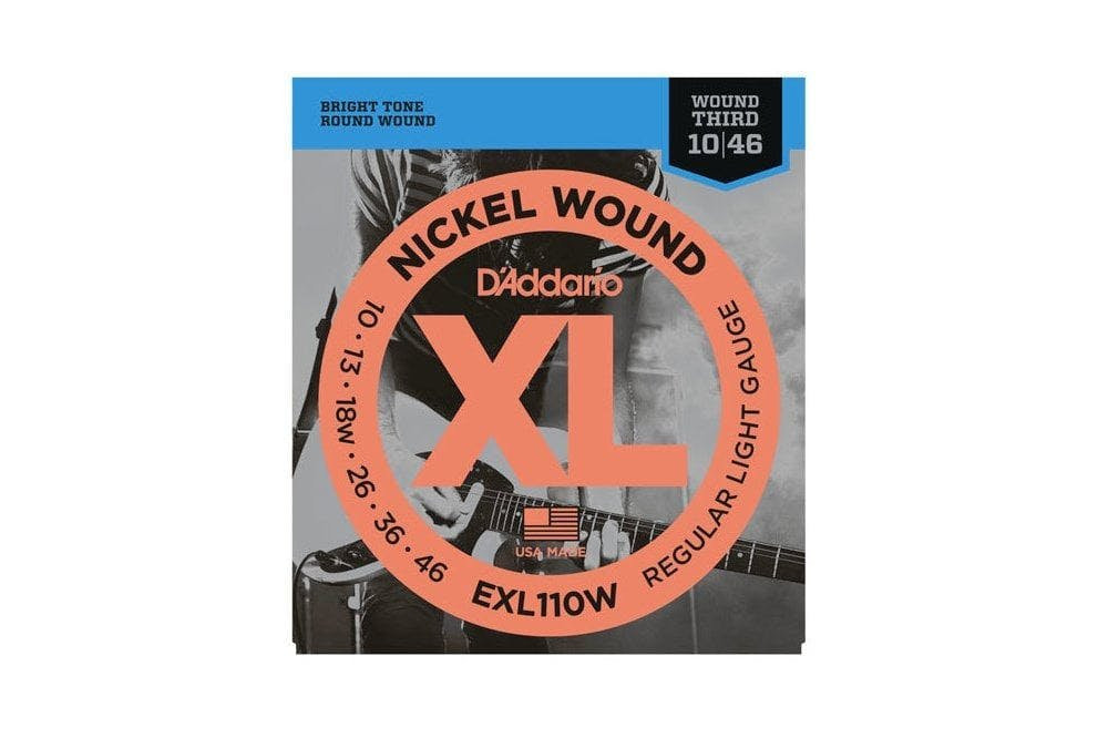 D'Addario XL 10-46 Regular Light Set Wound 3rd