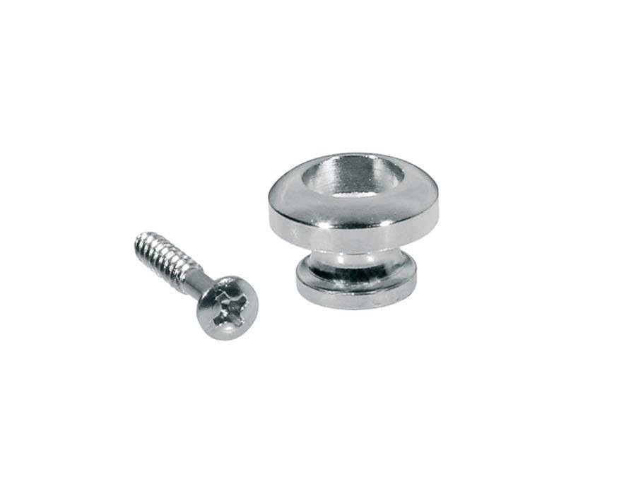Metal Guitar Strap Buttons in Nickel x2 (Spherical Model) Metal Guitar Strap Buttons in Nickel x2 (Spherical Model)