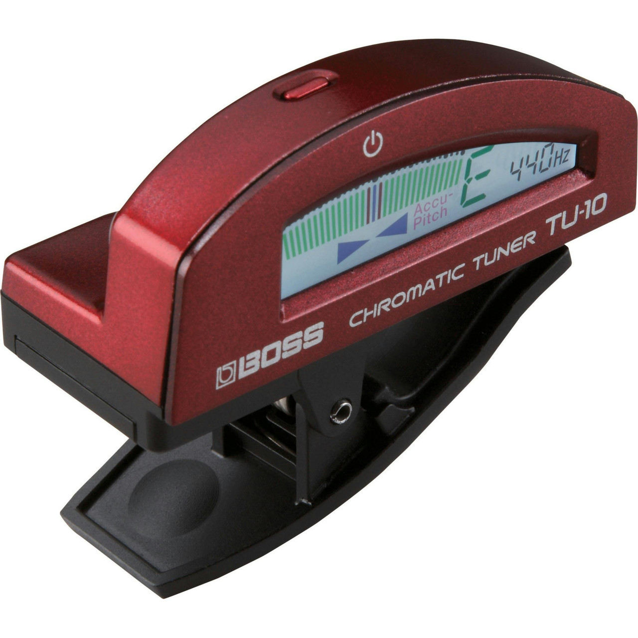 BOSS TU10 Clip On Tuner - Metallic Red BOSS TU10 Clip On Tuner - Metallic Red