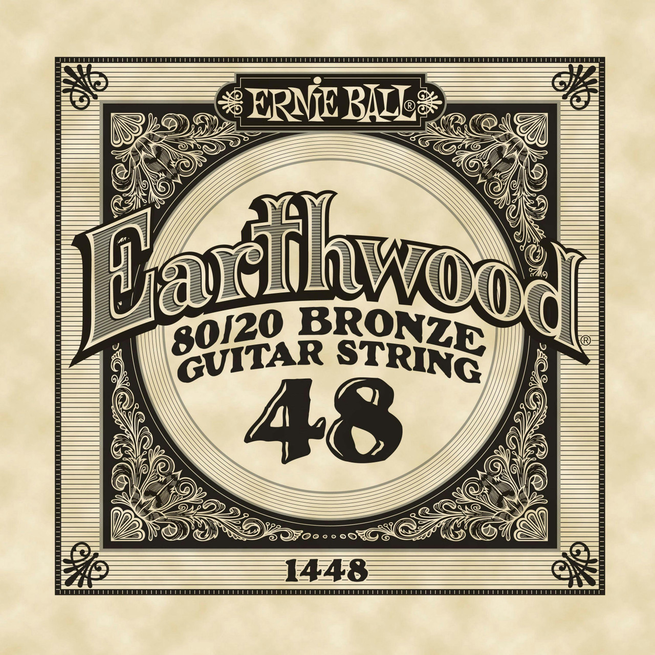Ernie Ball Single 80/20 Bronze Acoustic Guitar String 48