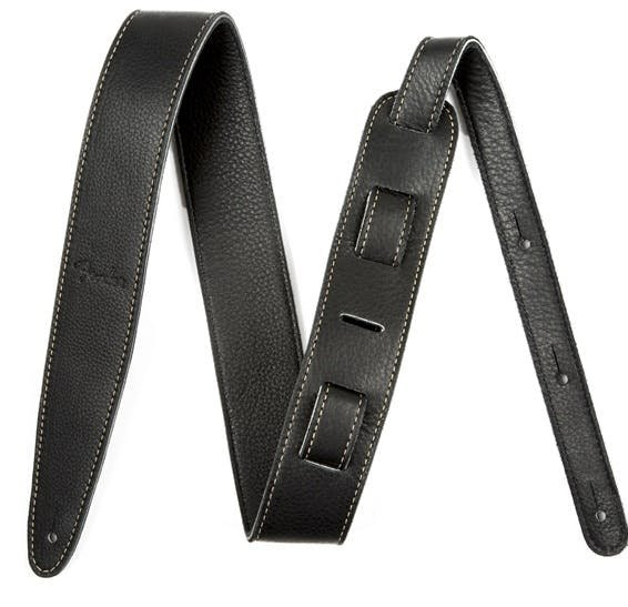 Fender 2" Artisan Leather Strap in Black Fender 2" Artisan Leather Strap in Black