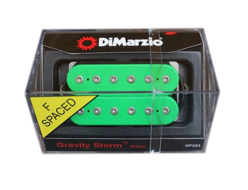 DiMarzio Gravity Storm Pickup F Spaced Bridge Pickup in Green DiMarzio Gravity Storm Pickup F Spaced Bridge Pickup in Green
