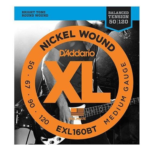 D'Addario XL160BT 50 120 Nickel Wound Bass Strings D'Addario XL160BT 50 120 Nickel Wound Bass Strings