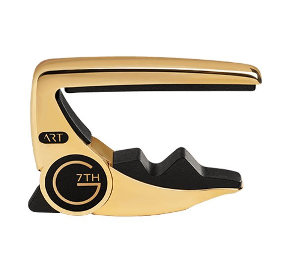 G7TH Performance ART 3 Steel String Guitar Capo in GOLD
