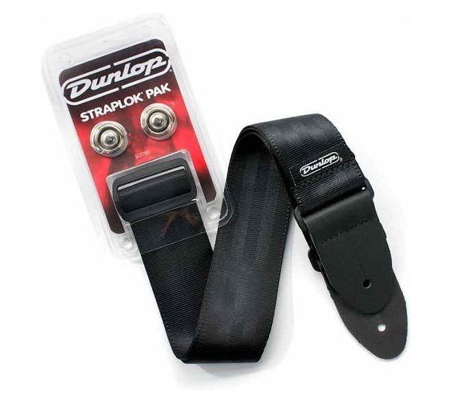 Jim Dunlop Strap & dual design Nickel Straplocks