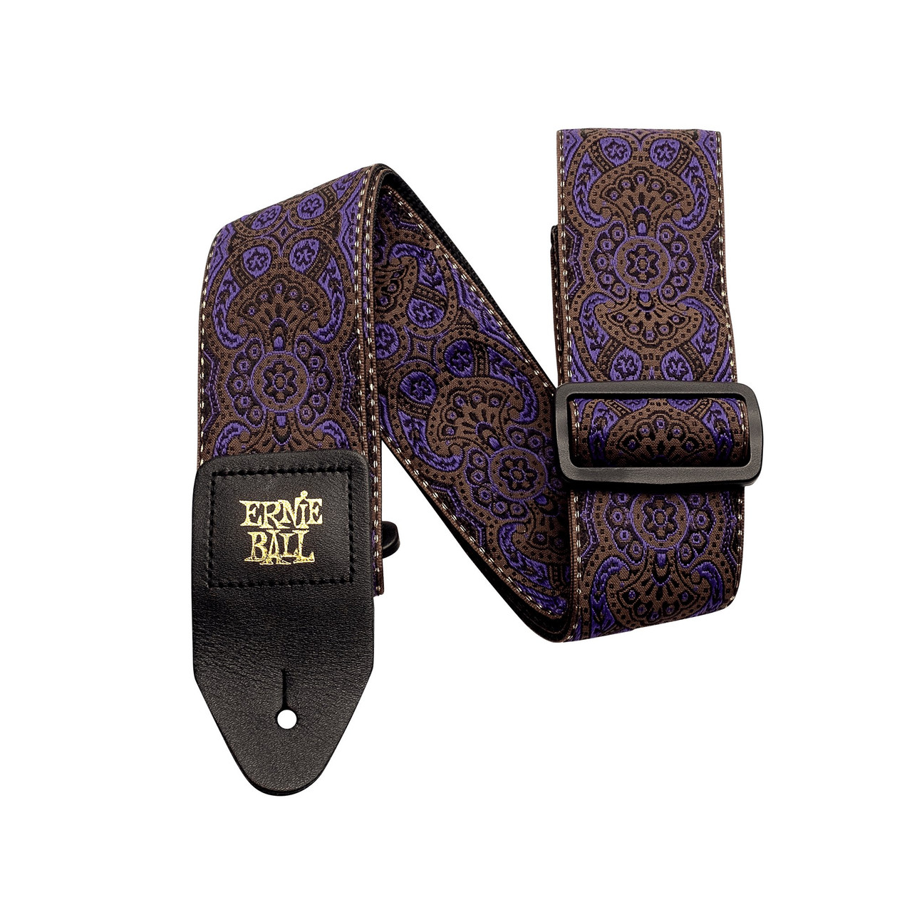 Ernie Ball Classic Jacquard Guitar Strap in Purple Paisley