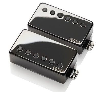 EMG JH HET Set James Hetfield Signature Set Floyd Rose Spaced in Black Chrome EMG JH HET Set James Hetfield Signature Set Floyd Rose Spaced in Black Chrome