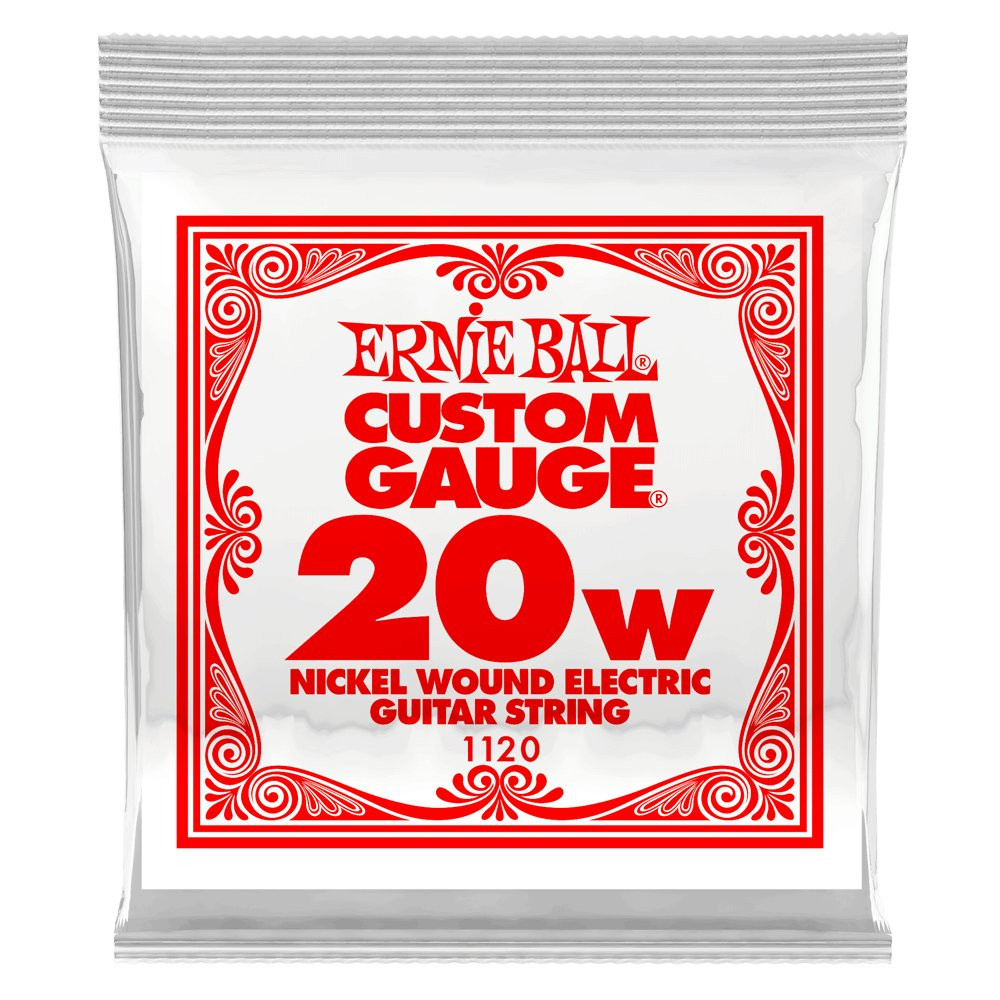 Ernie Ball Single Wound Guitar String 20W Ernie Ball Single Wound Guitar String 20W