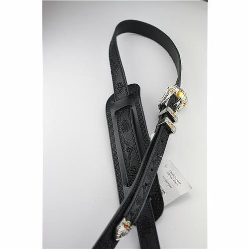 Gretsch Tooled Leather Strap in Black Gretsch Tooled Leather Strap in Black