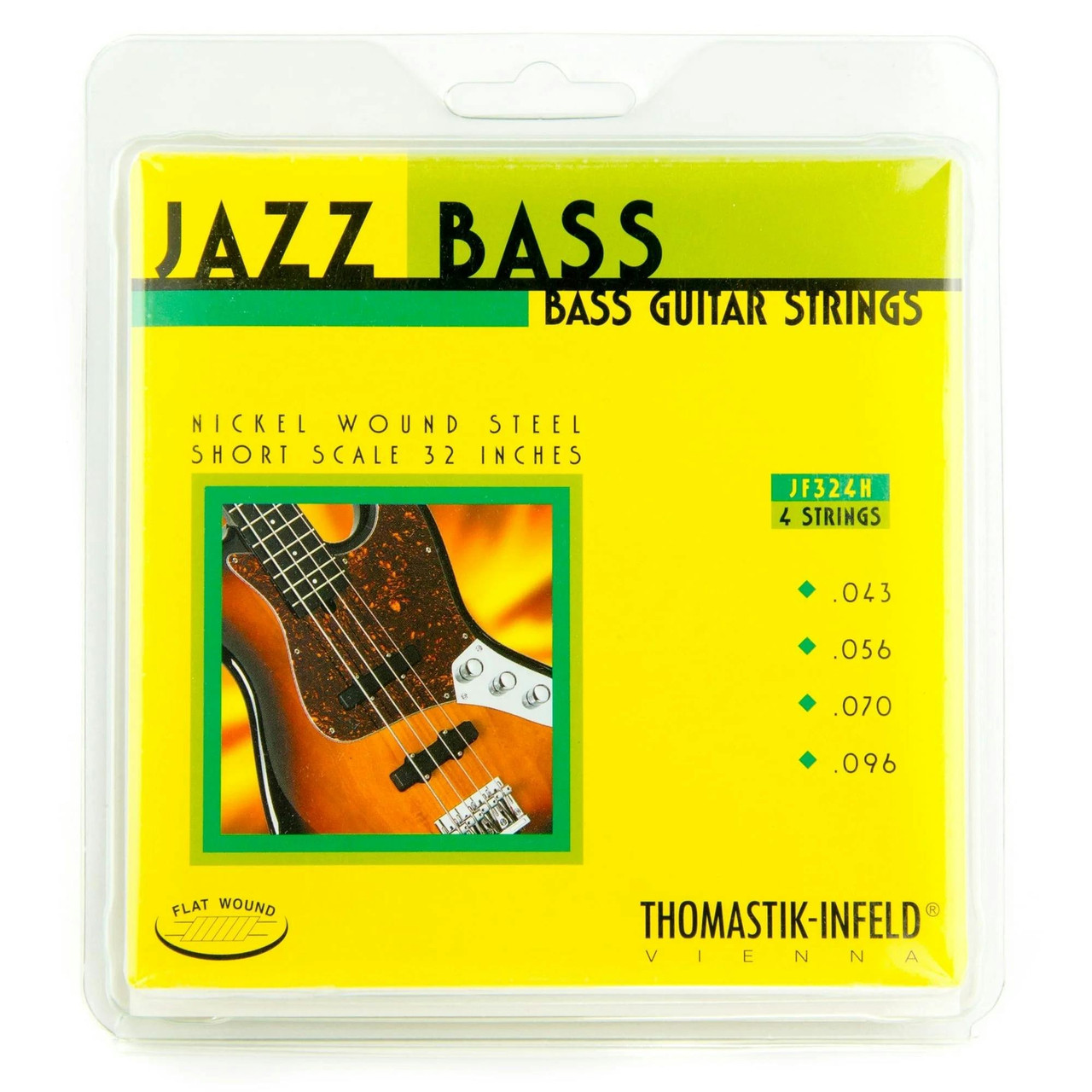 Thomastik-Infeld Jazz Bass for Hofner Bass Flatwound String Set Thomastik-Infeld Jazz Bass for Hofner Bass Flatwound String Set