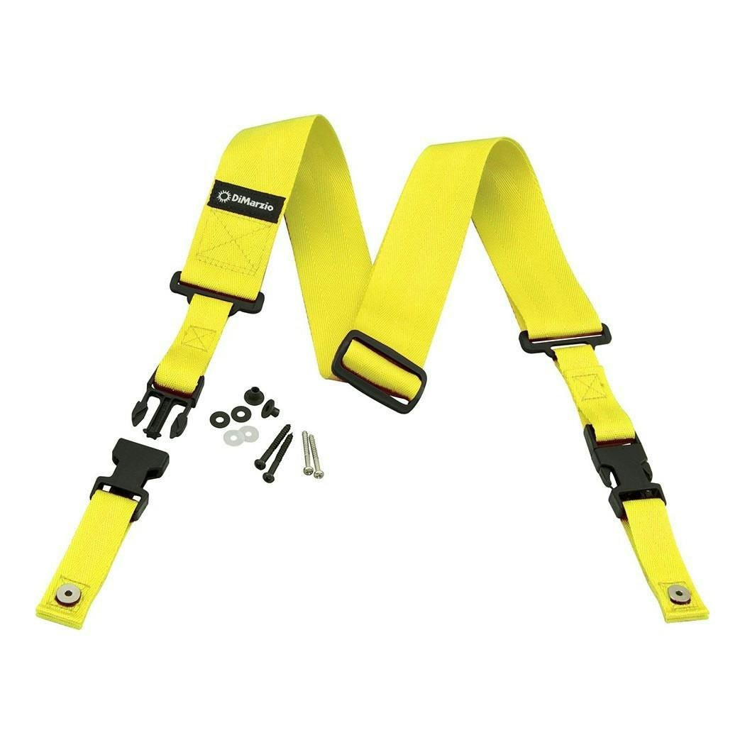 Dimarzio ClipLock 2" Nylon Strap in Yellow Dimarzio ClipLock 2" Nylon Strap in Yellow