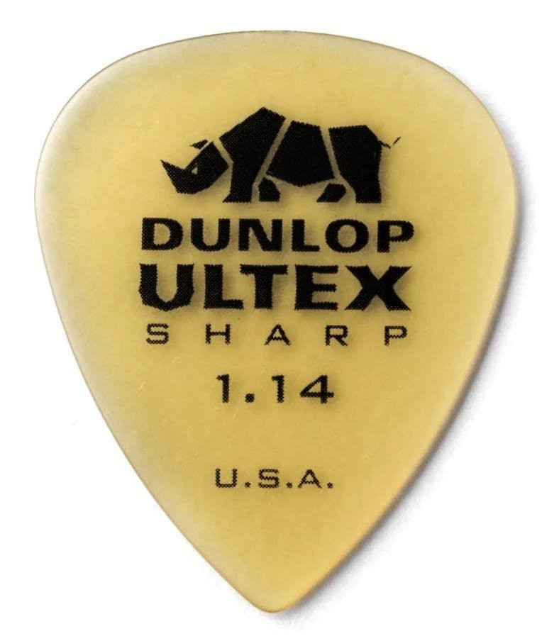 Dunlop Ultex Sharp 1.14mm Pick - Pack of 6 Dunlop Ultex Sharp 1.14mm Pick - Pack of 6