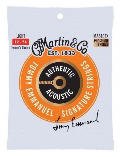 Martin MA540FXPK3 Phosphor Bronze Light Tommy Emmanuel 12-54, 3 Pack