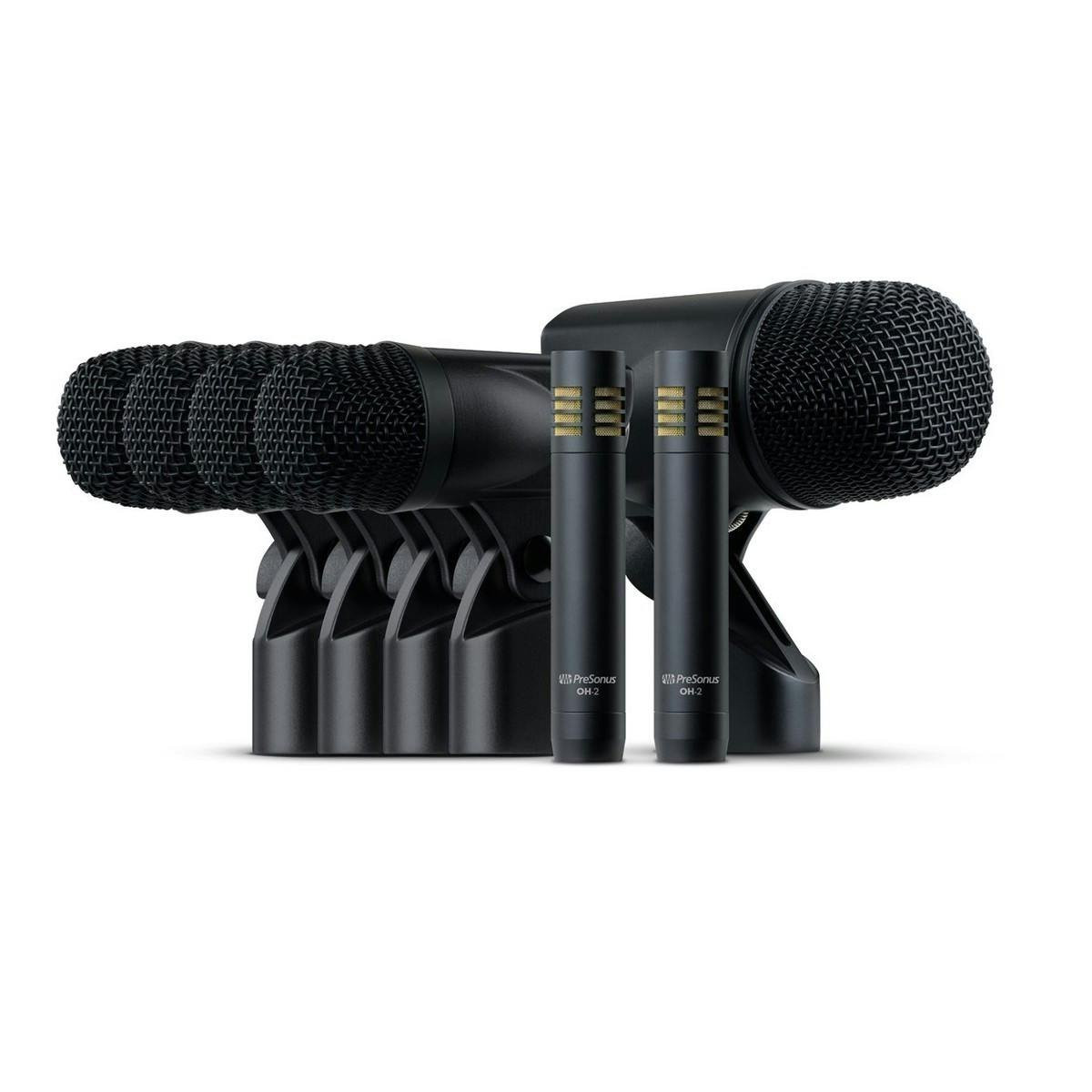 PreSonus DM7 - Seven-piece Drum Mic Set with Case PreSonus DM7 - Seven-piece Drum Mic Set with Case