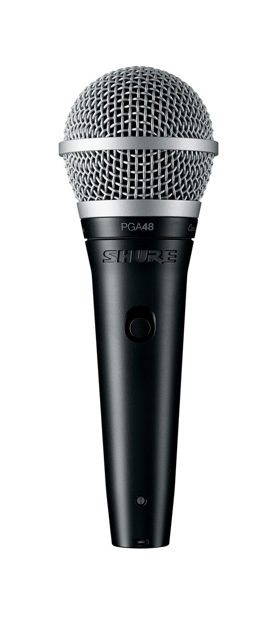 Shure PGA48 Cardioid dynamic vocal microphone with XLR-QTR cable Shure PGA48 Cardioid dynamic vocal microphone with XLR-QTR cable