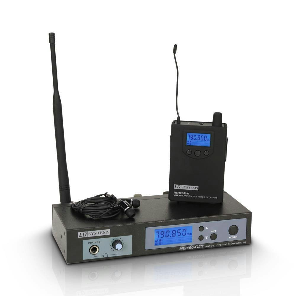 LD MEI100 G2 Complete Wireless In Ear Monitoring System with Case LD MEI100 G2 Complete Wireless In Ear Monitoring System with Case