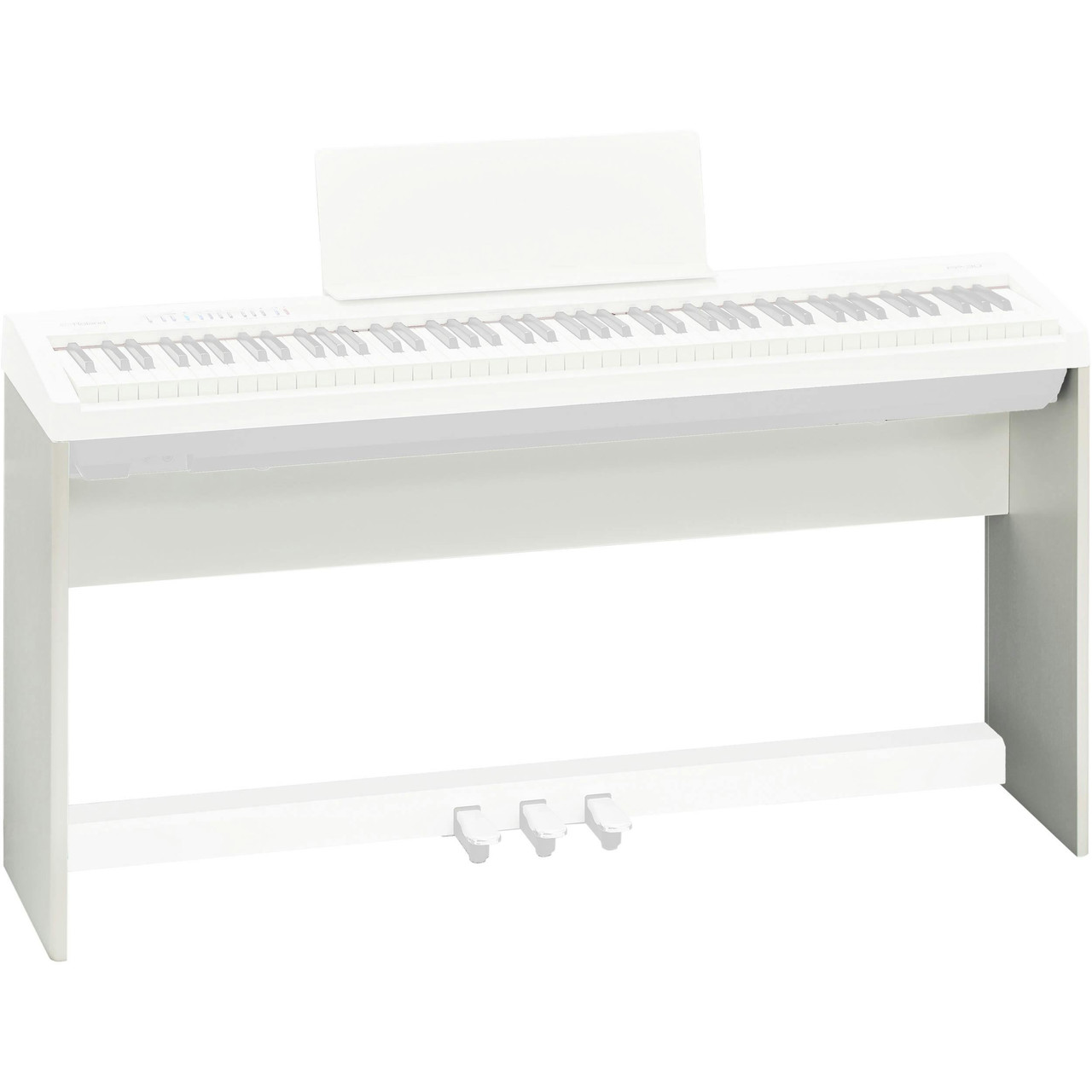Roland KSC-72 Wood Frame FP-60 Stand In White Roland KSC-72 Wood Frame FP-60 Stand In White