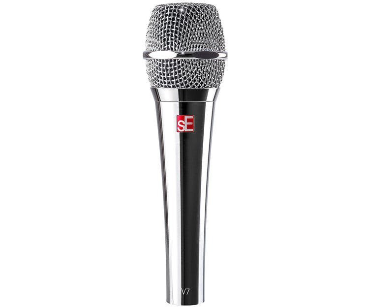 sE Electronics V7 Super-Cardioid Dynamic Vocal Mic Chrome Finish