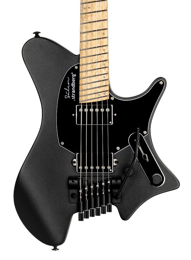 Strandberg Salen Classic 6 Electric Guitar with Tremolo in Black Strandberg Salen Classic 6 Electric Guitar with Tremolo in Black