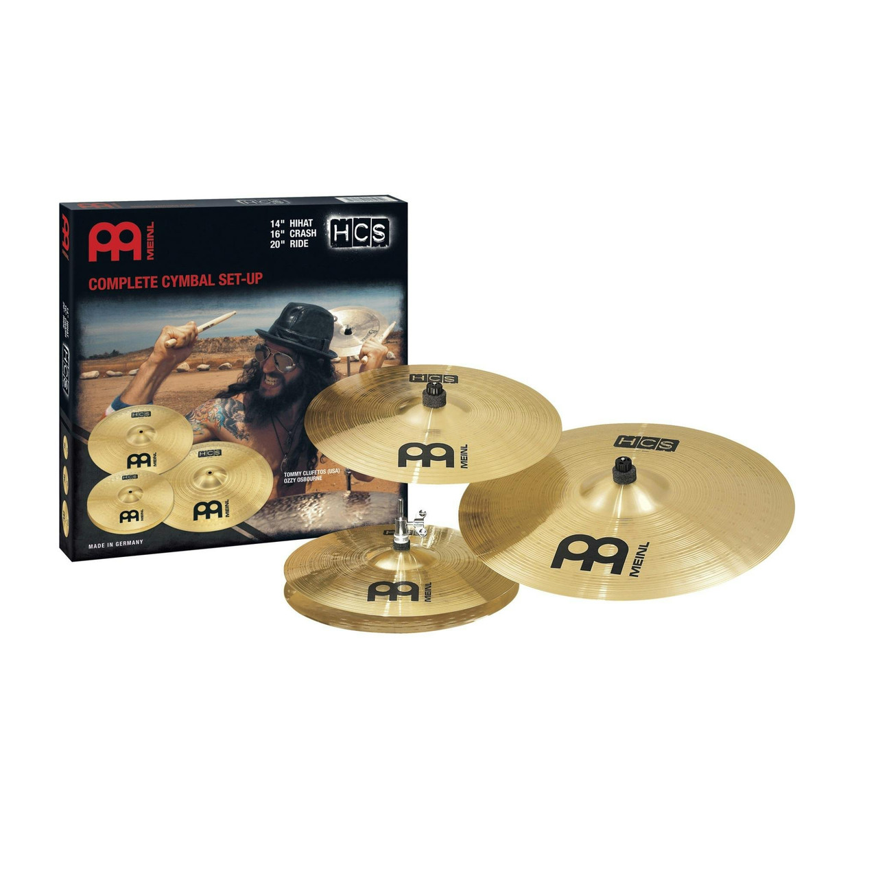 Meinl HCS Series 14" Hi Hat 16" Crash 20" Ride Pack Meinl HCS Series 14" Hi Hat 16" Crash 20" Ride Pack