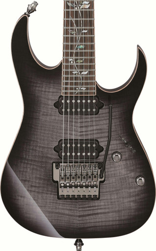 Ibanez RG8527-BRE j.custom 7-String Electric Guitar in Black Rutile