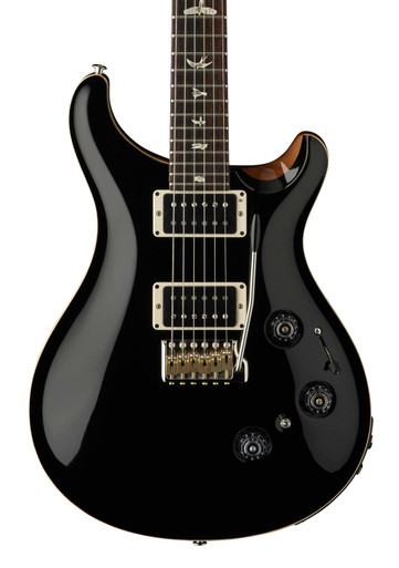 PRS Custom 24 Electric Guitar in Black Top Natural Back PRS Custom 24 Electric Guitar in Black Top Natural Back