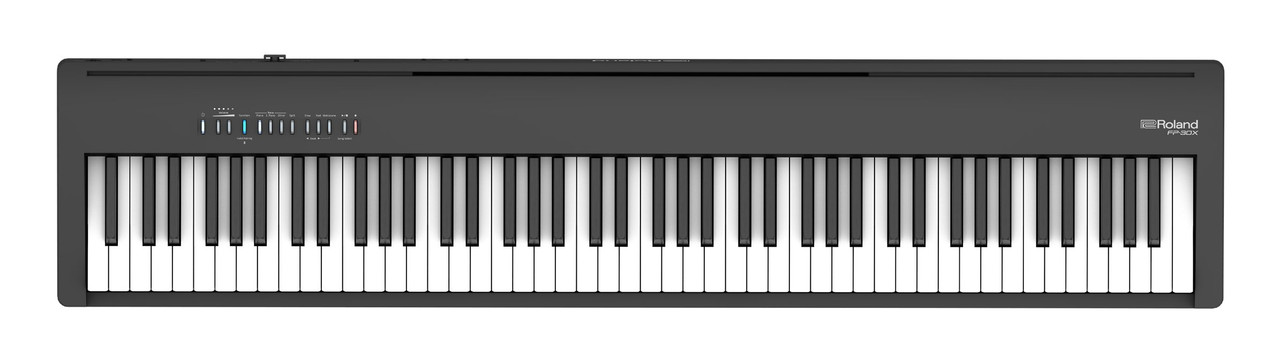 Roland FP30X Digital PORTABLE Piano in Black - Includes DP-2 Sustain Pedal