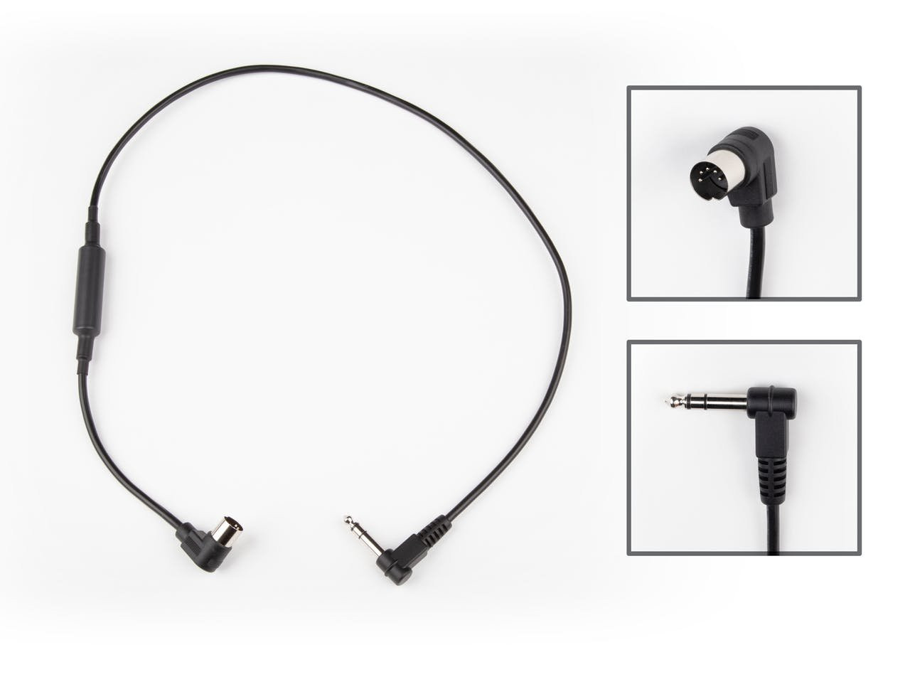 Strymon MIDI-EXP Cable - Right Angle MIDI Connector & 1/4" TRS Jack Connector Strymon MIDI-EXP Cable - Right Angle MIDI Connector & 1/4" TRS Jack Connector
