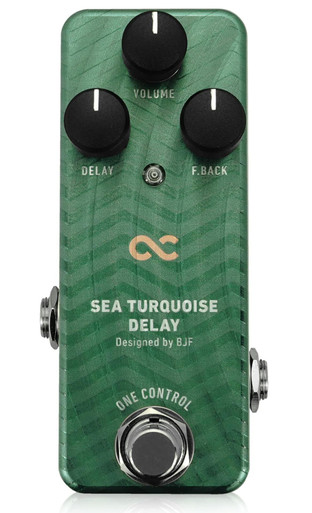 One Control BJF Prussian Blue Reverb Pedal - Andertons Music Co.