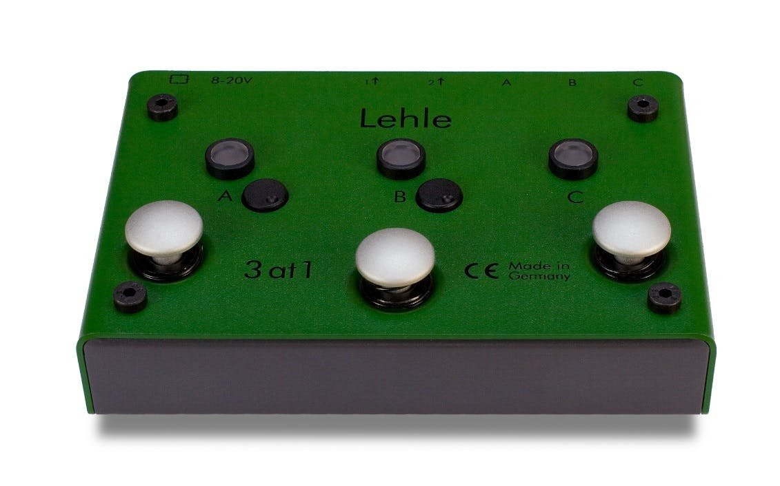 Lehle 3at1 SGoS Switcher with MIDI for Three Instruments Lehle 3at1 SGoS Switcher with MIDI for Three Instruments