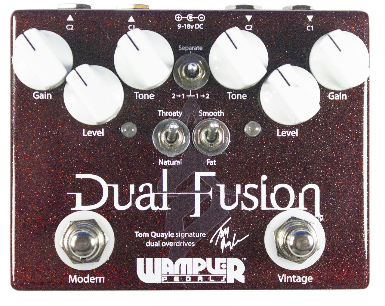 Wampler Dual Fusion Drive Guitar Effect Pedal Wampler Dual Fusion Drive Guitar Effect Pedal