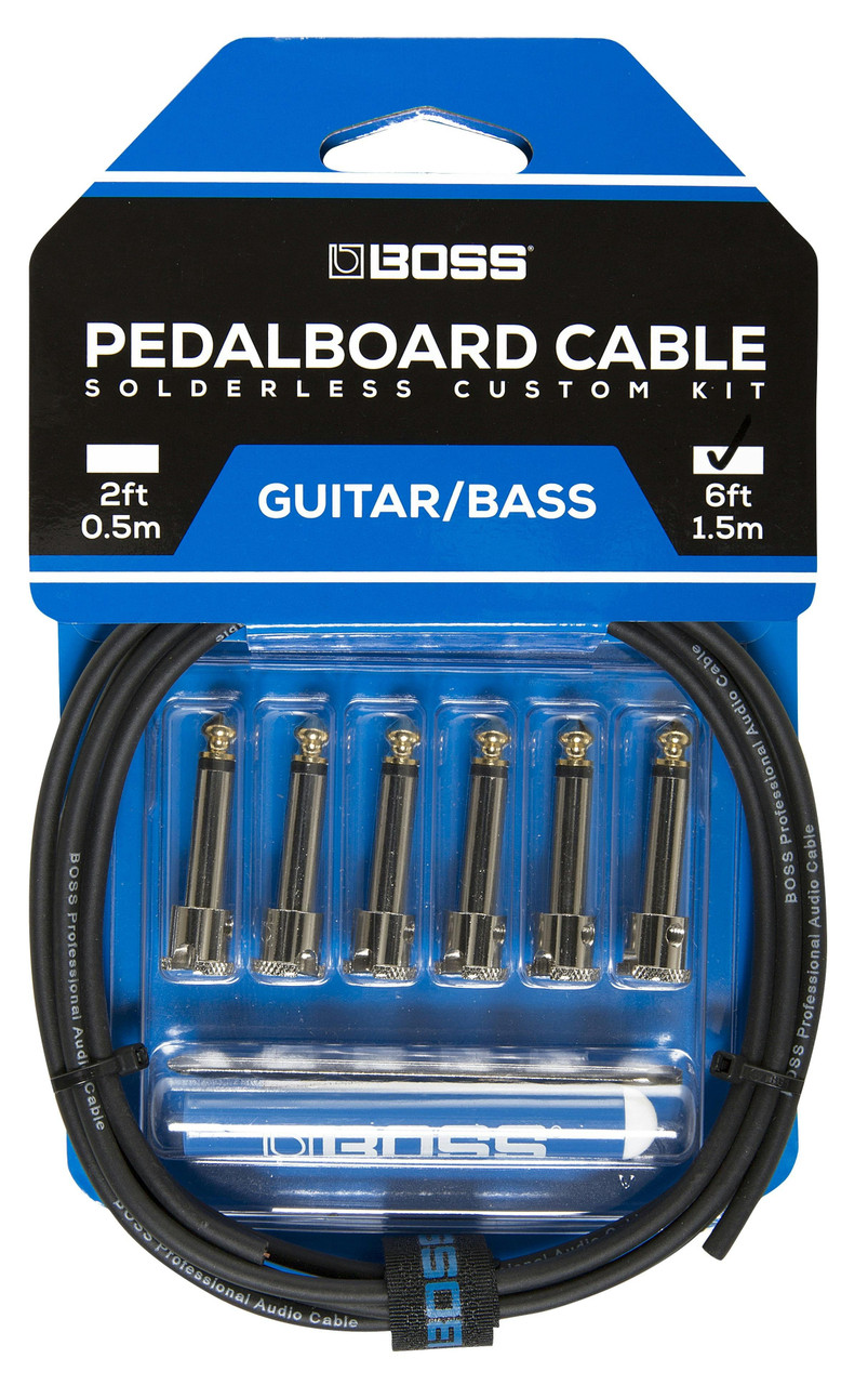 Boss BCK-6 Solderless Pedalboard Cable Kit Boss BCK-6 Solderless Pedalboard Cable Kit