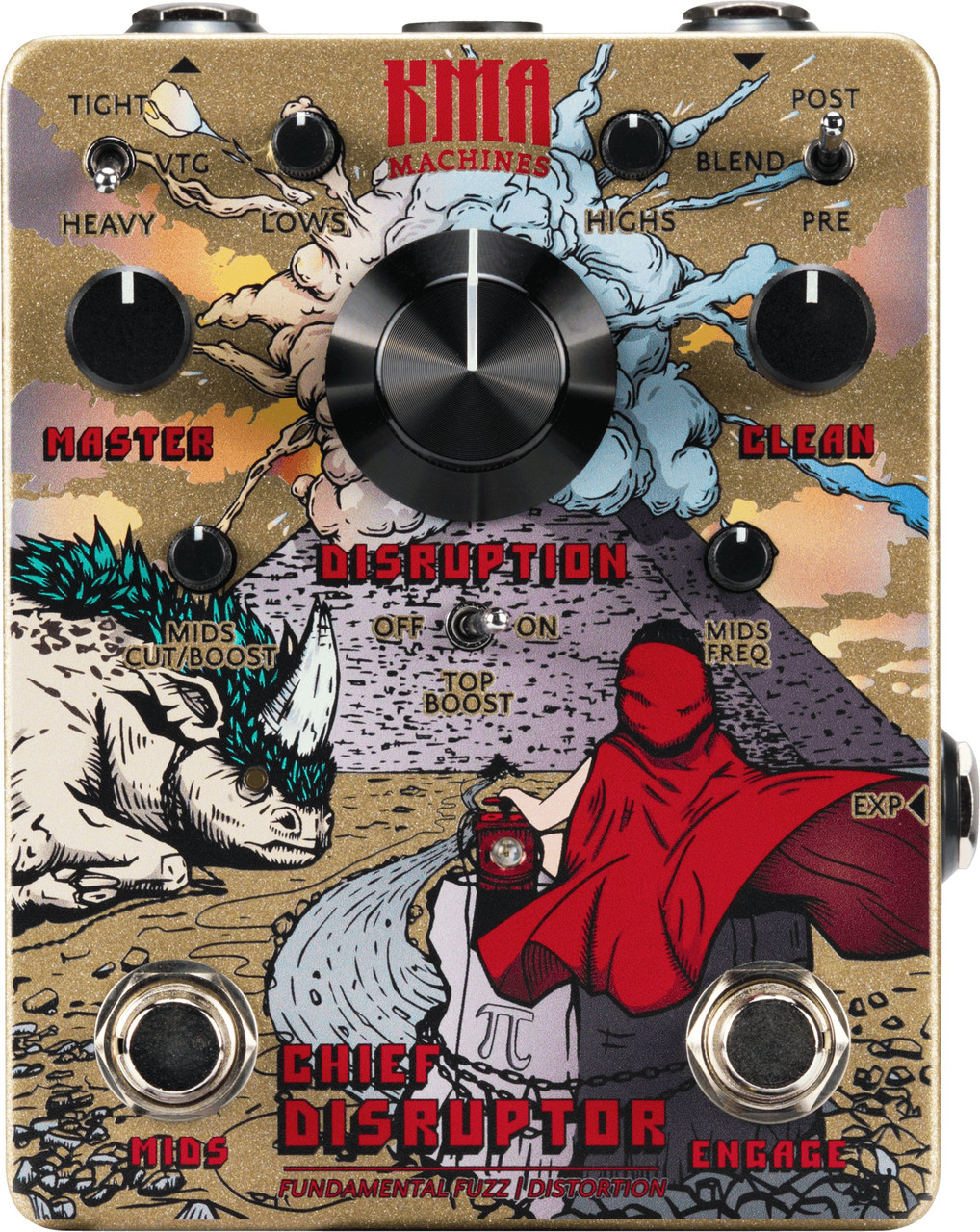 KMA Machines Chief Disruptor Fundamental Fuzz/Distortion KMA Machines Chief Disruptor Fundamental Fuzz/Distortion