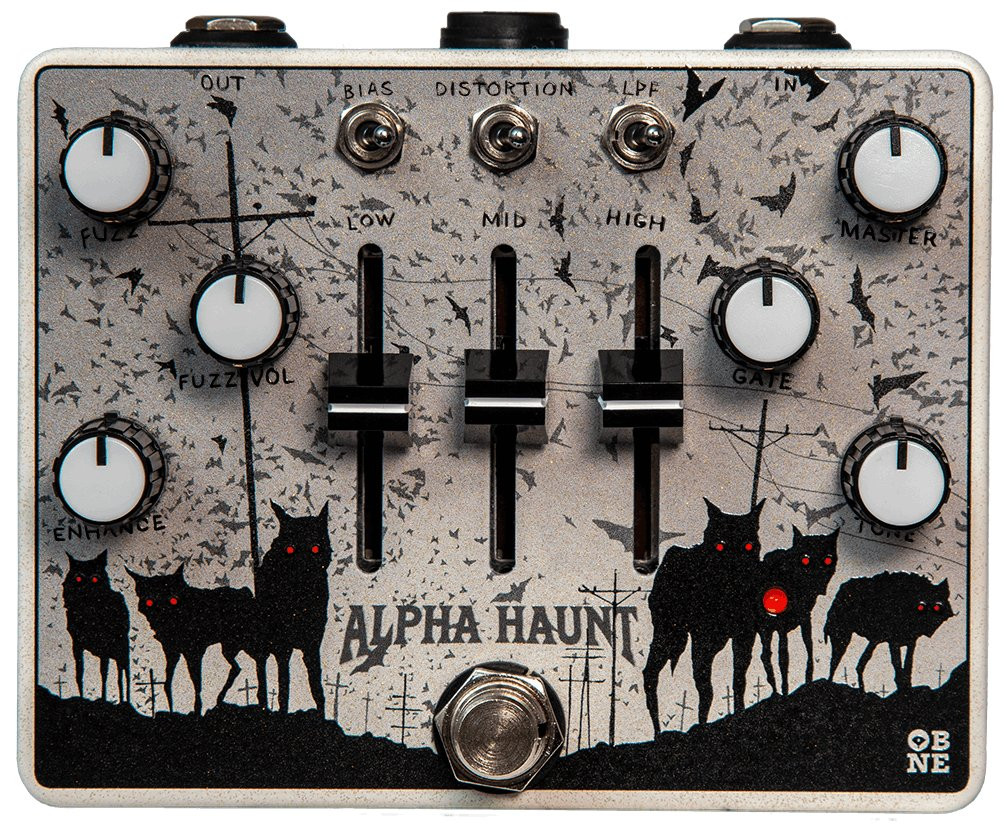 Old Blood Noise Endeavors Alpha Haunt Streamlined Fuzz Pedal Old Blood Noise Endeavors Alpha Haunt Streamlined Fuzz Pedal