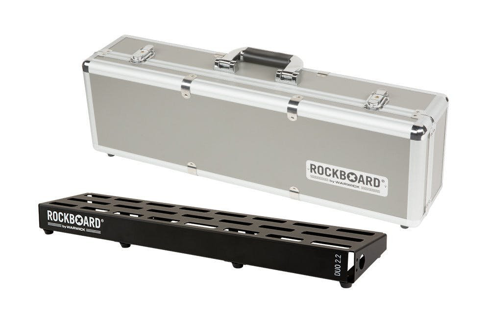 Rockboard DUO 2.2 Pedalboard with Flight Case Rockboard DUO 2.2 Pedalboard with Flight Case