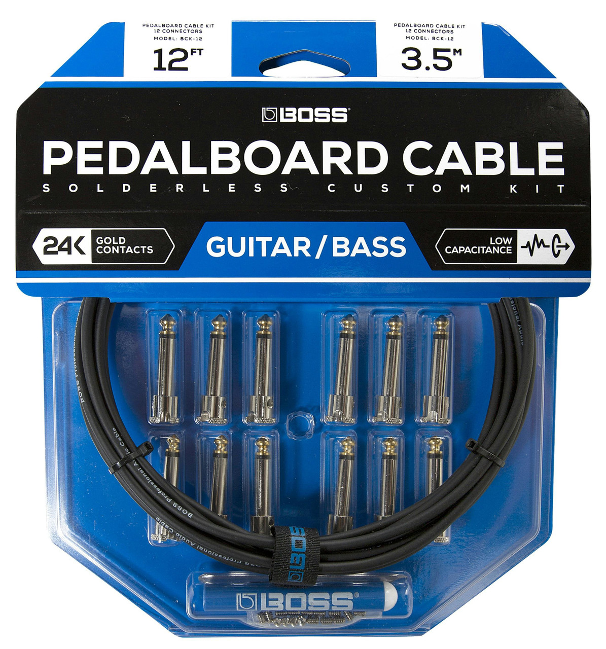 Boss BCK-12 Solderless Pedalboard Cable Kit