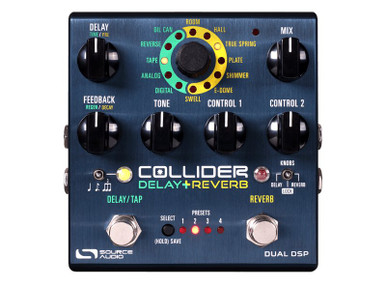 ギター source audio Collider Delay + Reverb Source Audio Collider Delay & Reverb Pedal - Andertons Music Co.
