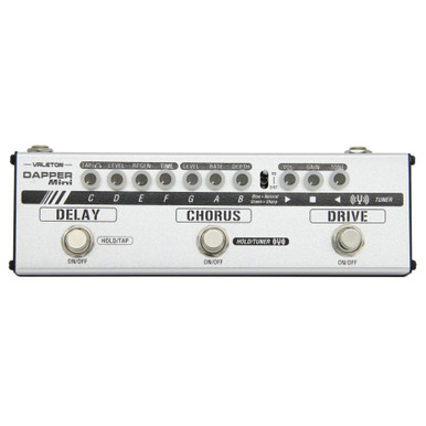 Valeton MES-1 Mini Multi-Effets Pour Guitare – Tuner, Overdrive/Distortion, Chorus, Delay + Sortie Casque