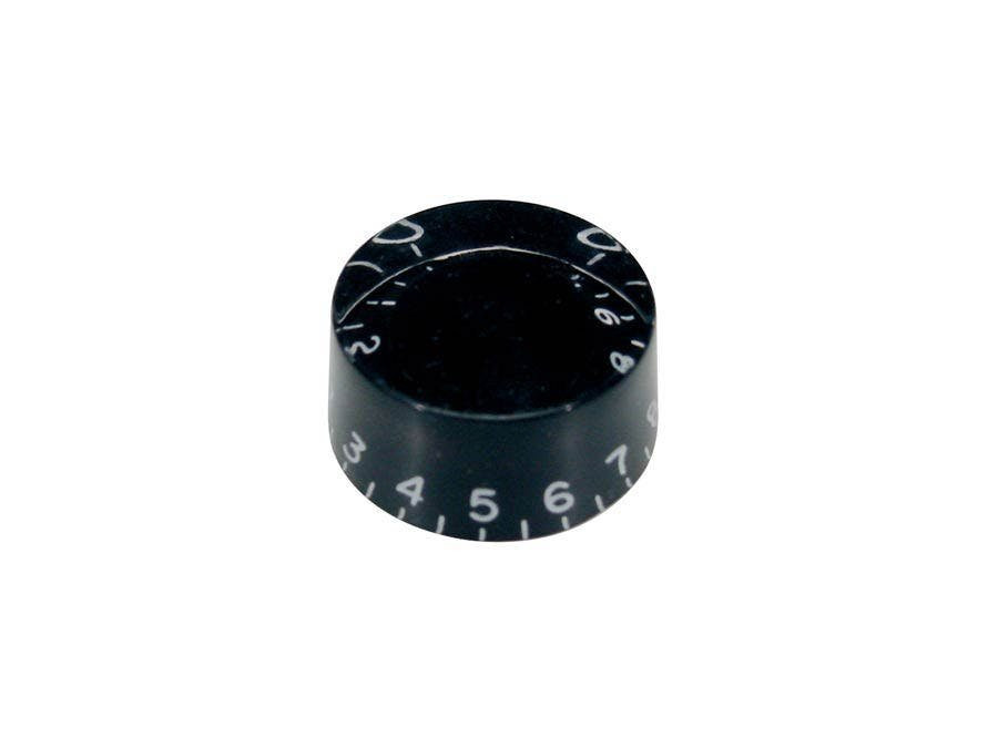 Replacement Electric Guitar Speed Knob (Hatbox Style) Trans Black Replacement Electric Guitar Speed Knob (Hatbox Style) Trans Black