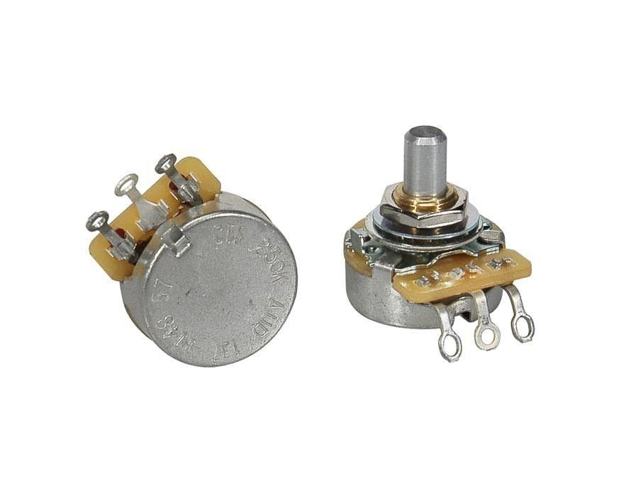 CTS 250K Audio Potentiometer with Short Bushing & Solid Shaft CTS 250K Audio Potentiometer with Short Bushing & Solid Shaft