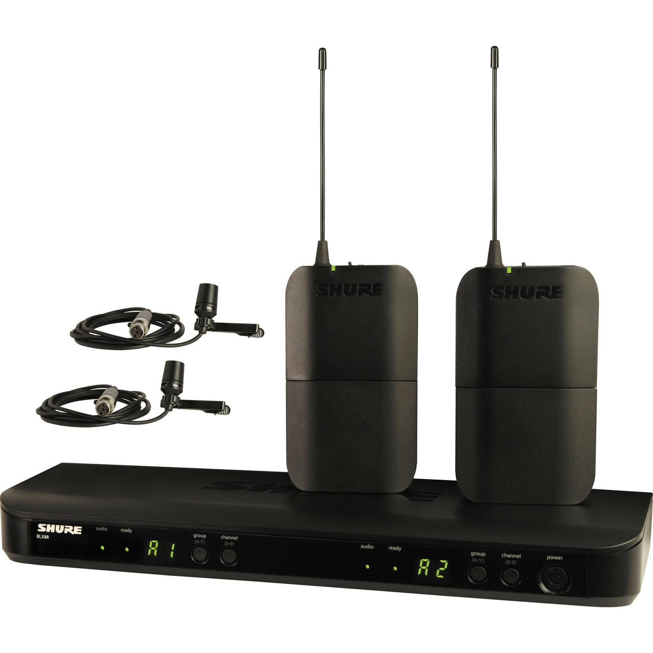Shure BLX188 Dual Lavalier System with 2 x CVL Mics Shure BLX188 Dual Lavalier System with 2 x CVL Mics