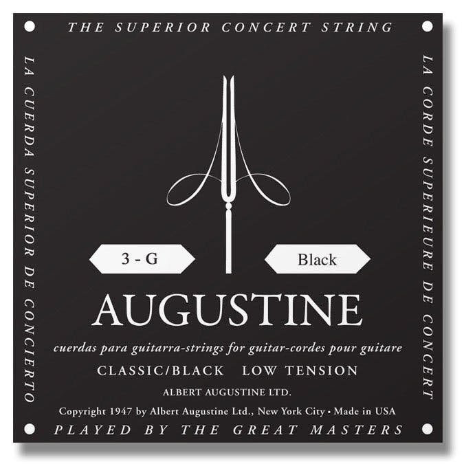 Augustine Black LT Single G or 3rd String Augustine Black LT Single G or 3rd String