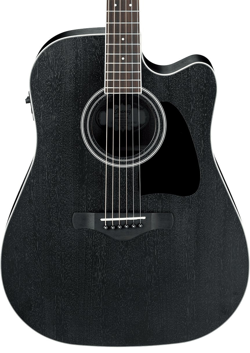 Ibanez Artwood AW84CE Electro Acoustic in Weathered Black Open Pore Ibanez Artwood AW84CE Electro Acoustic in Weathered Black Open Pore