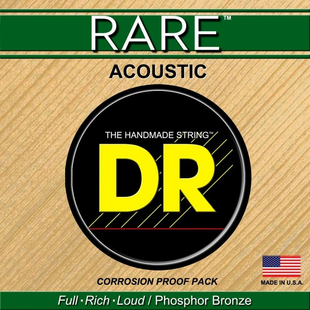 DR Rare Phosphor Bronze Acoustic Guitar Strings Extra Light 10-48 DR Rare Phosphor Bronze Acoustic Guitar Strings Extra Light 10-48
