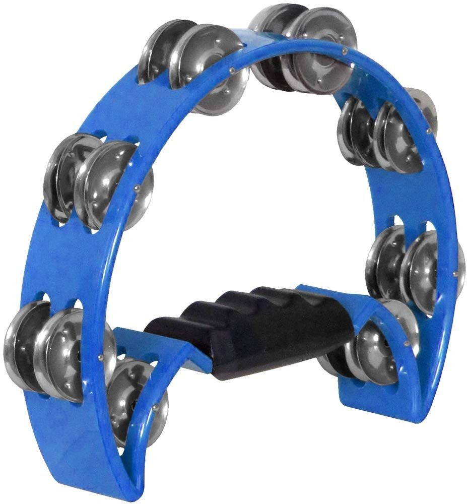 Stagg Cutaway Tambourine 16 Jing Blue